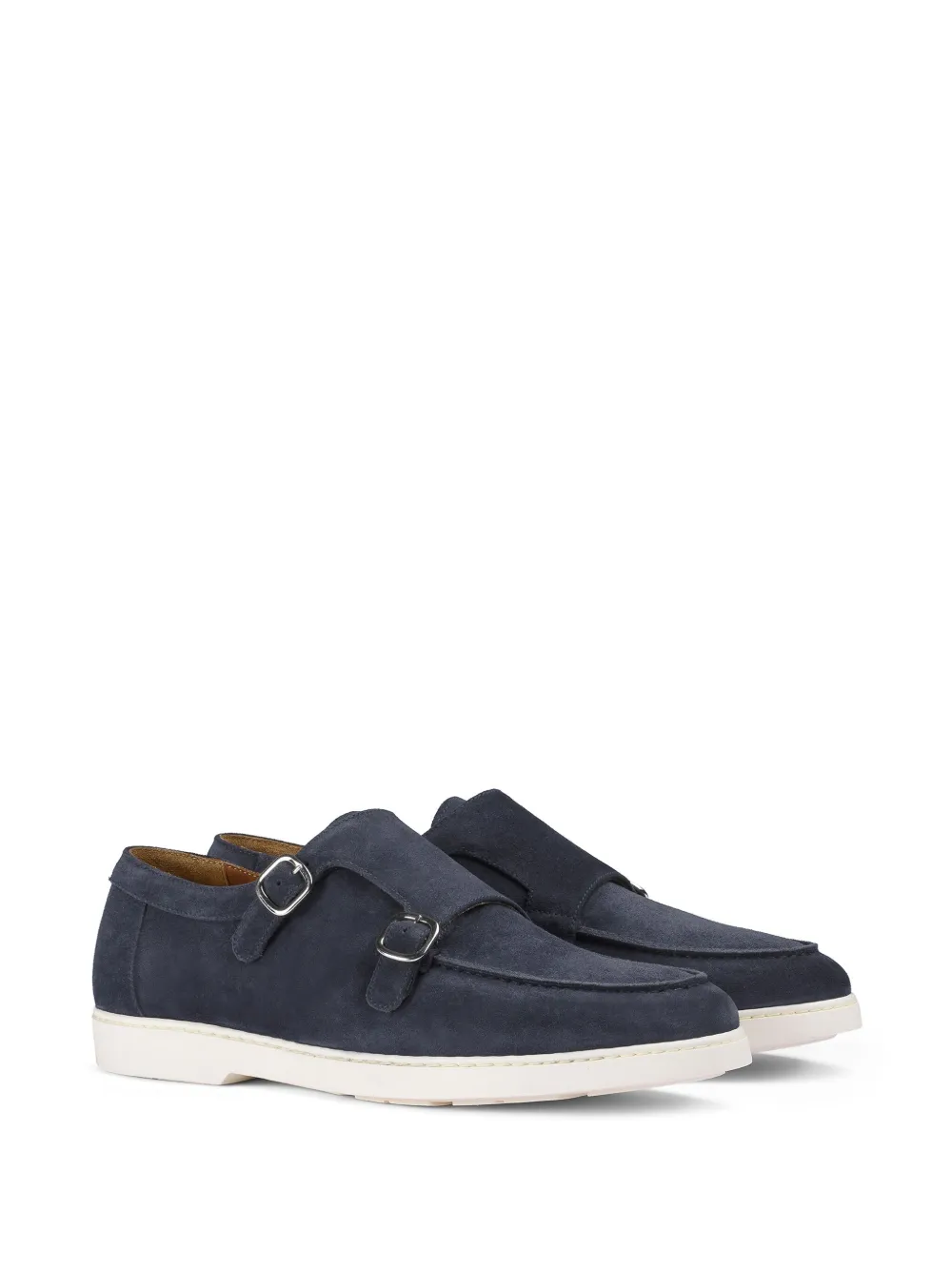 Doucal's Suède gespschoenen - Blauw
