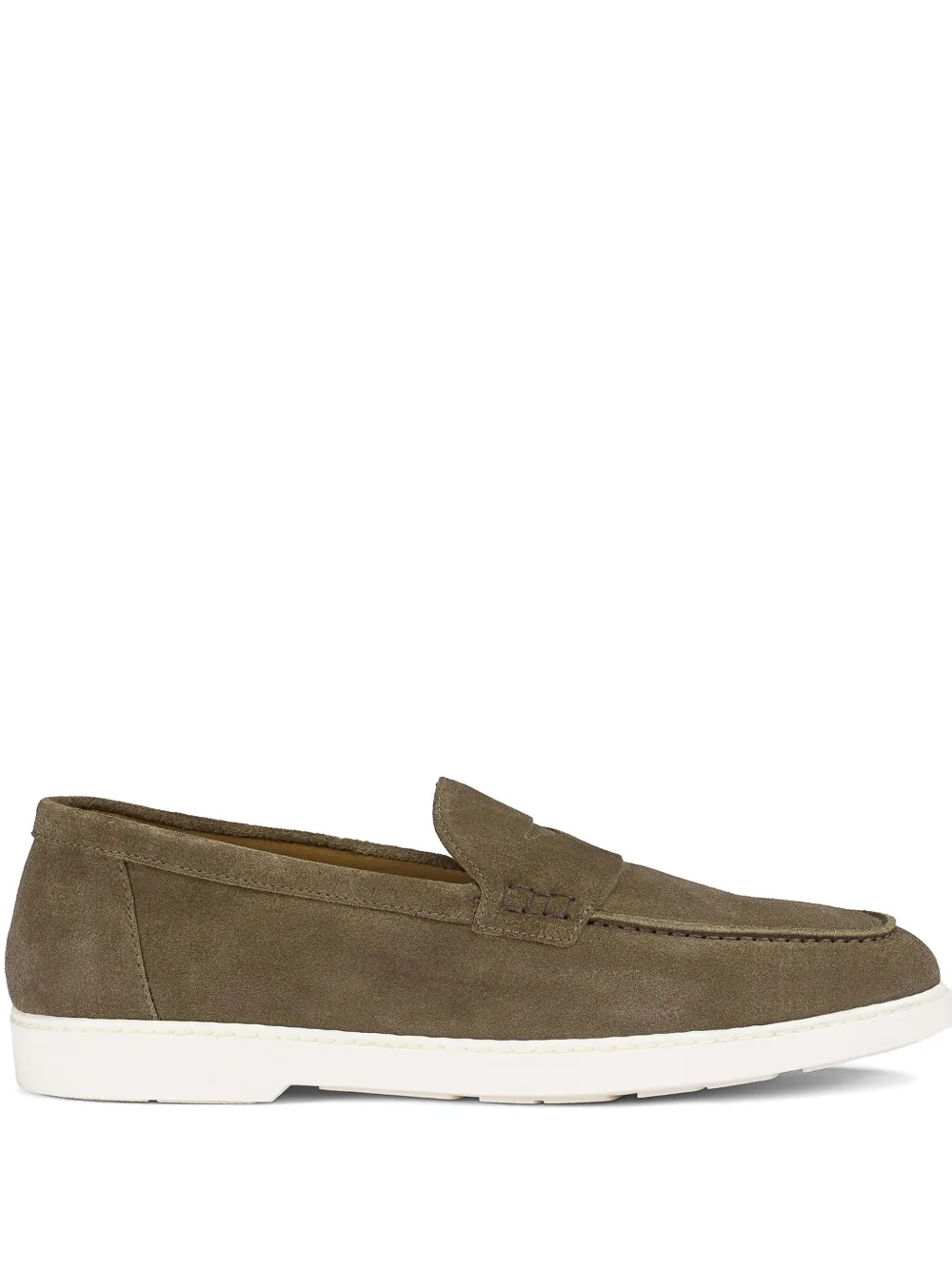 Doucal's suede loafers Brown