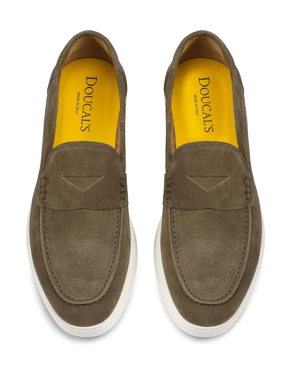 Doucal's suede loafers Brown