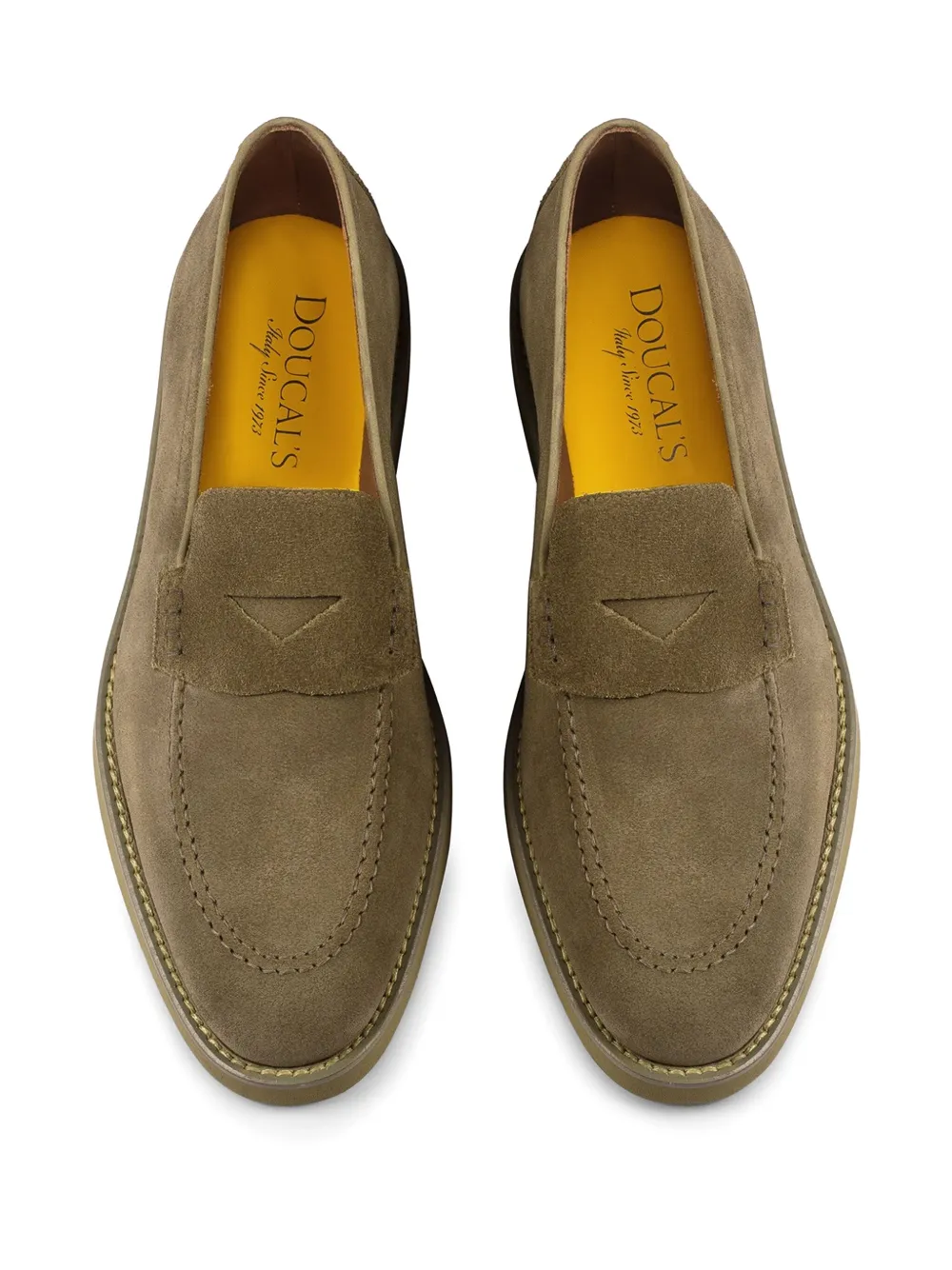 Doucal's suede loafers Brown