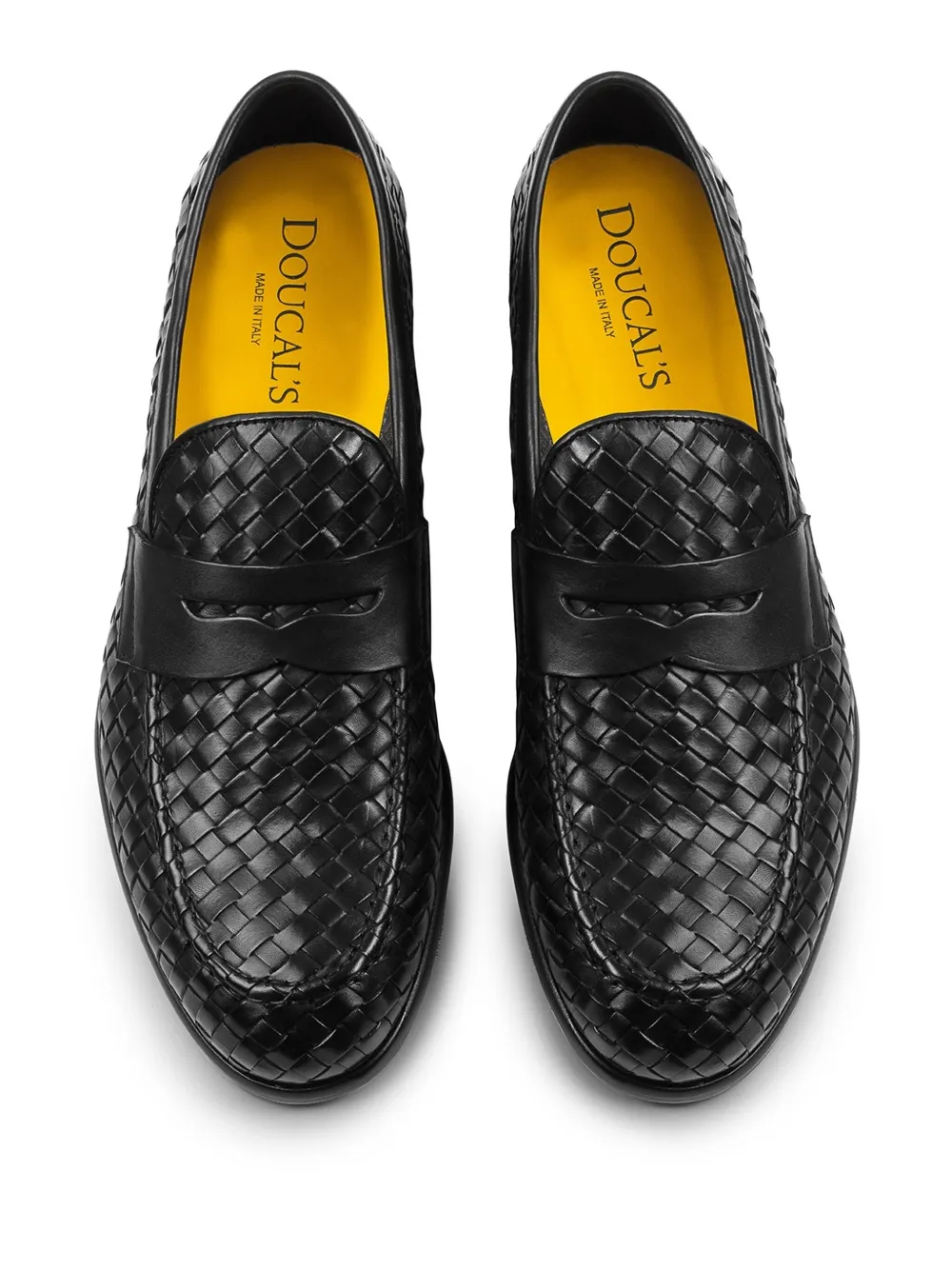 Doucal's leather loafers Black