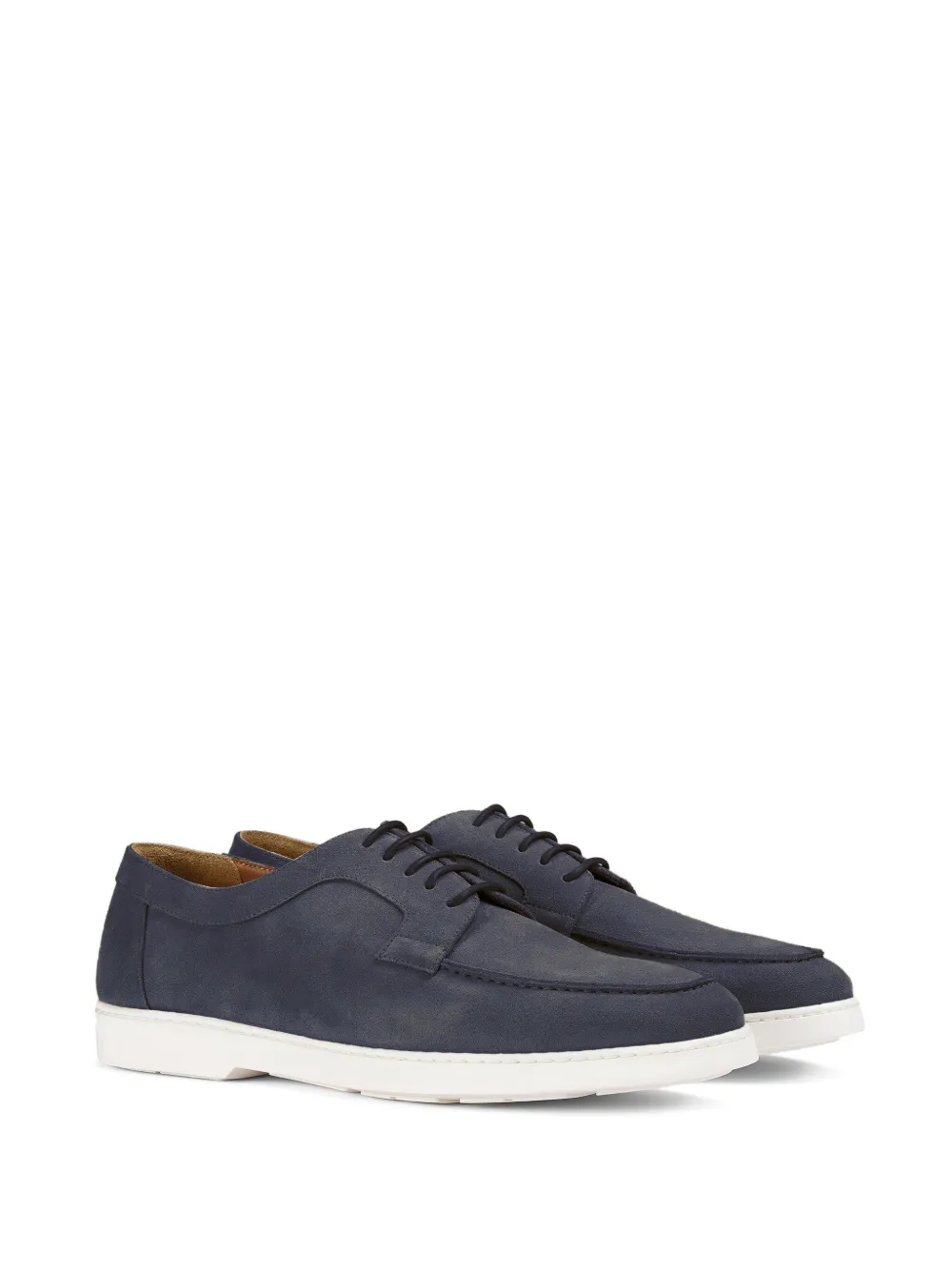 Doucal's Suède veterschoenen - Blauw