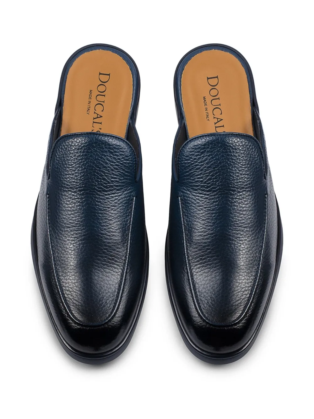 Doucal's leather sandals Blue