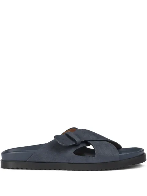 Doucal's Sandali in pelle con design a incrocio