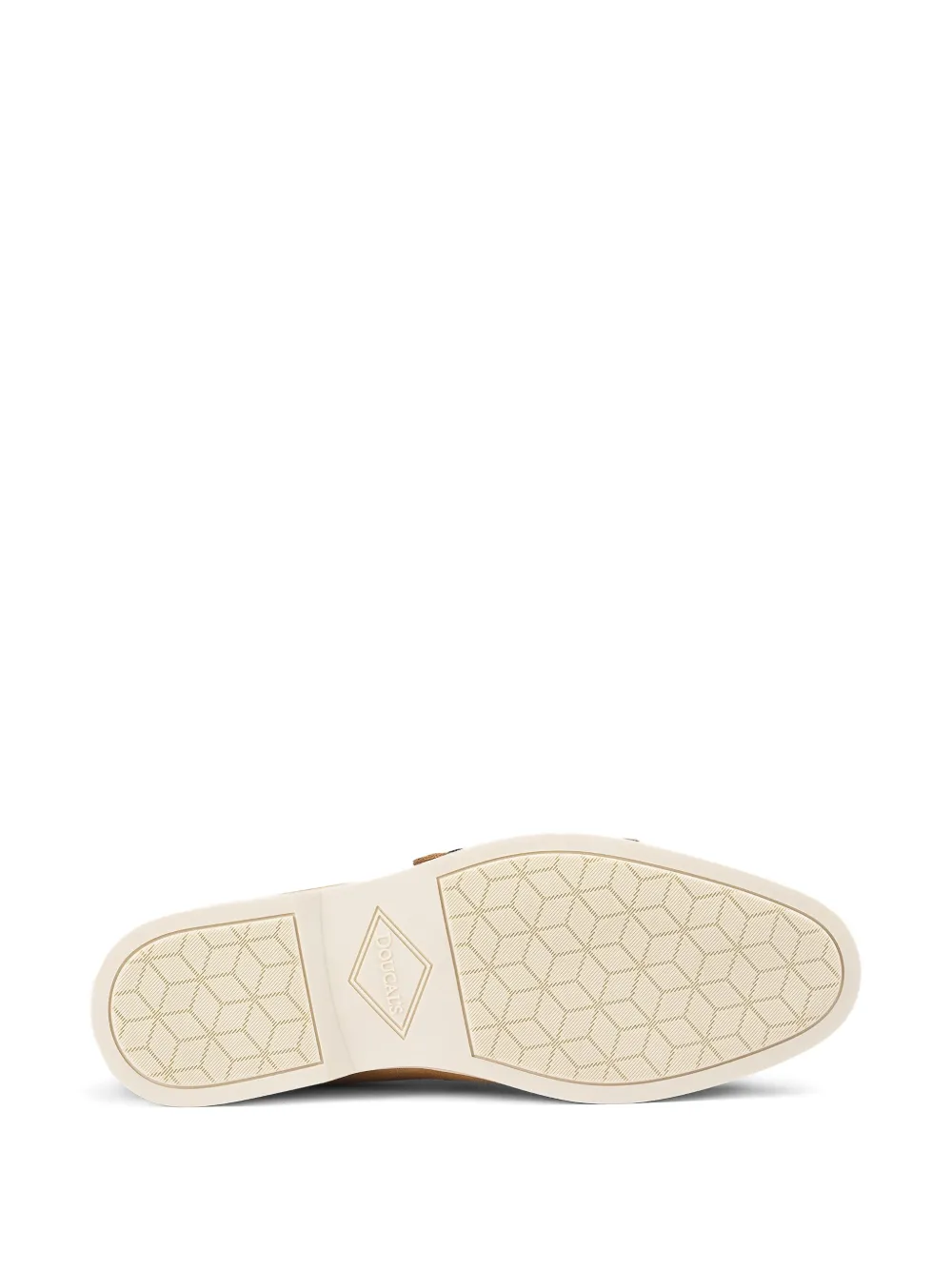Doucal's suede double-buckle monk shoes Yellow