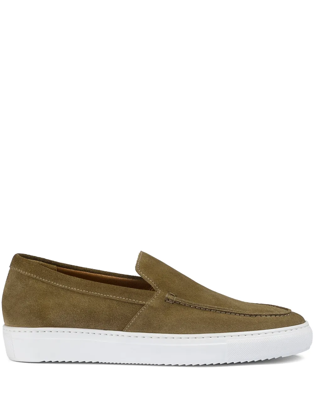 Doucal's slip-on suede loafers Neutrals