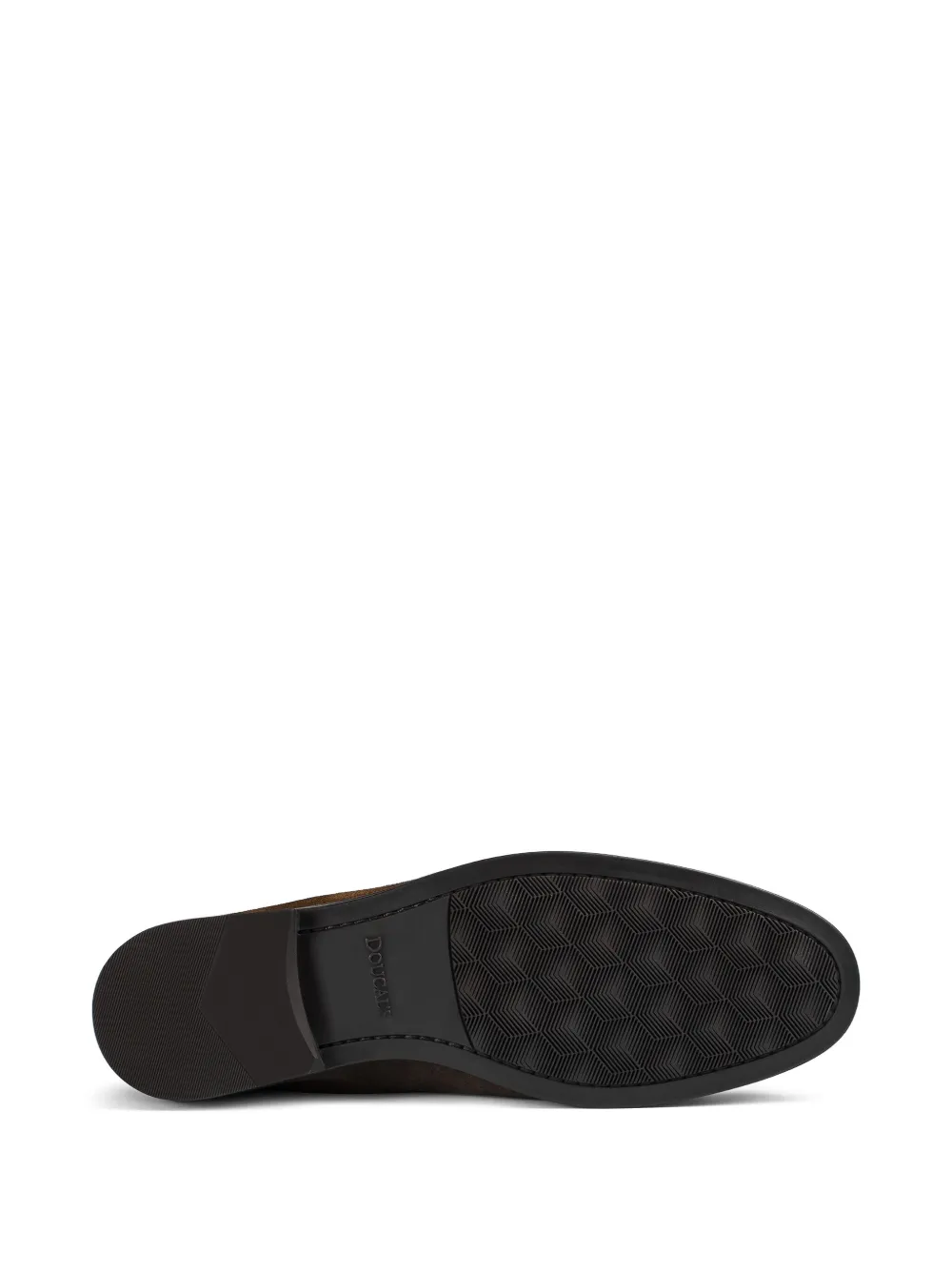 Doucal's tassel-detail suede loafers Brown