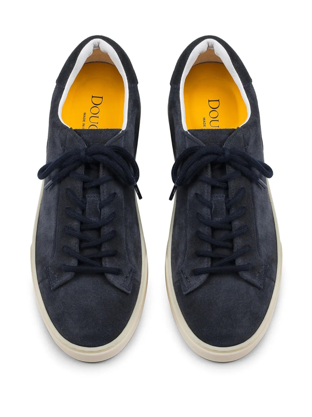 Doucal's leather sneakers Blue