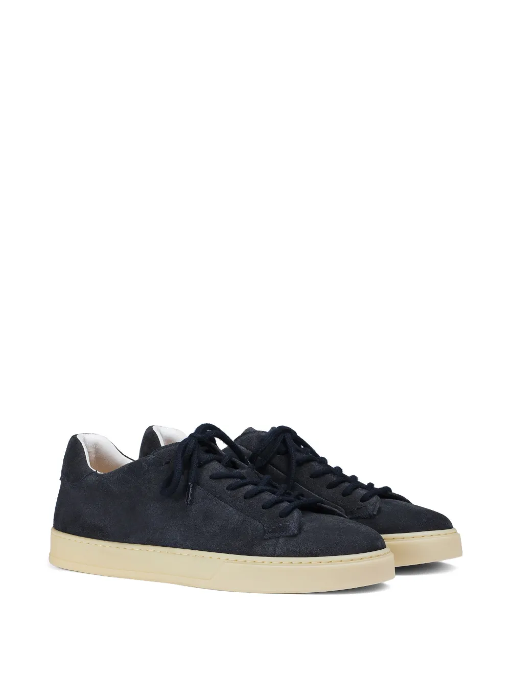 Doucal's leather sneakers Blue