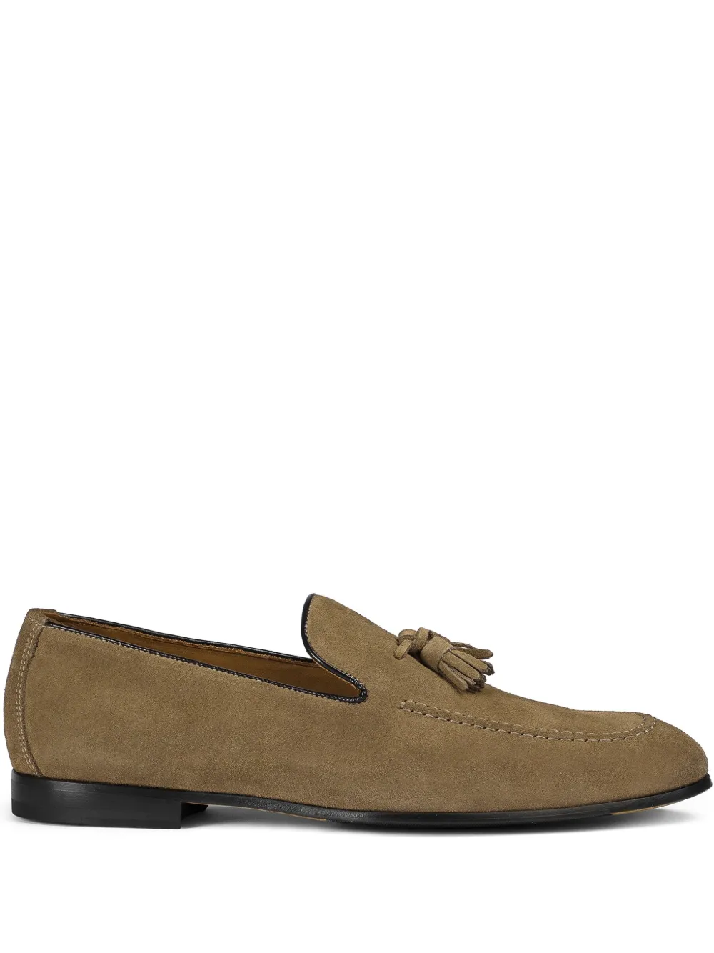 Doucal's suede loafers Green