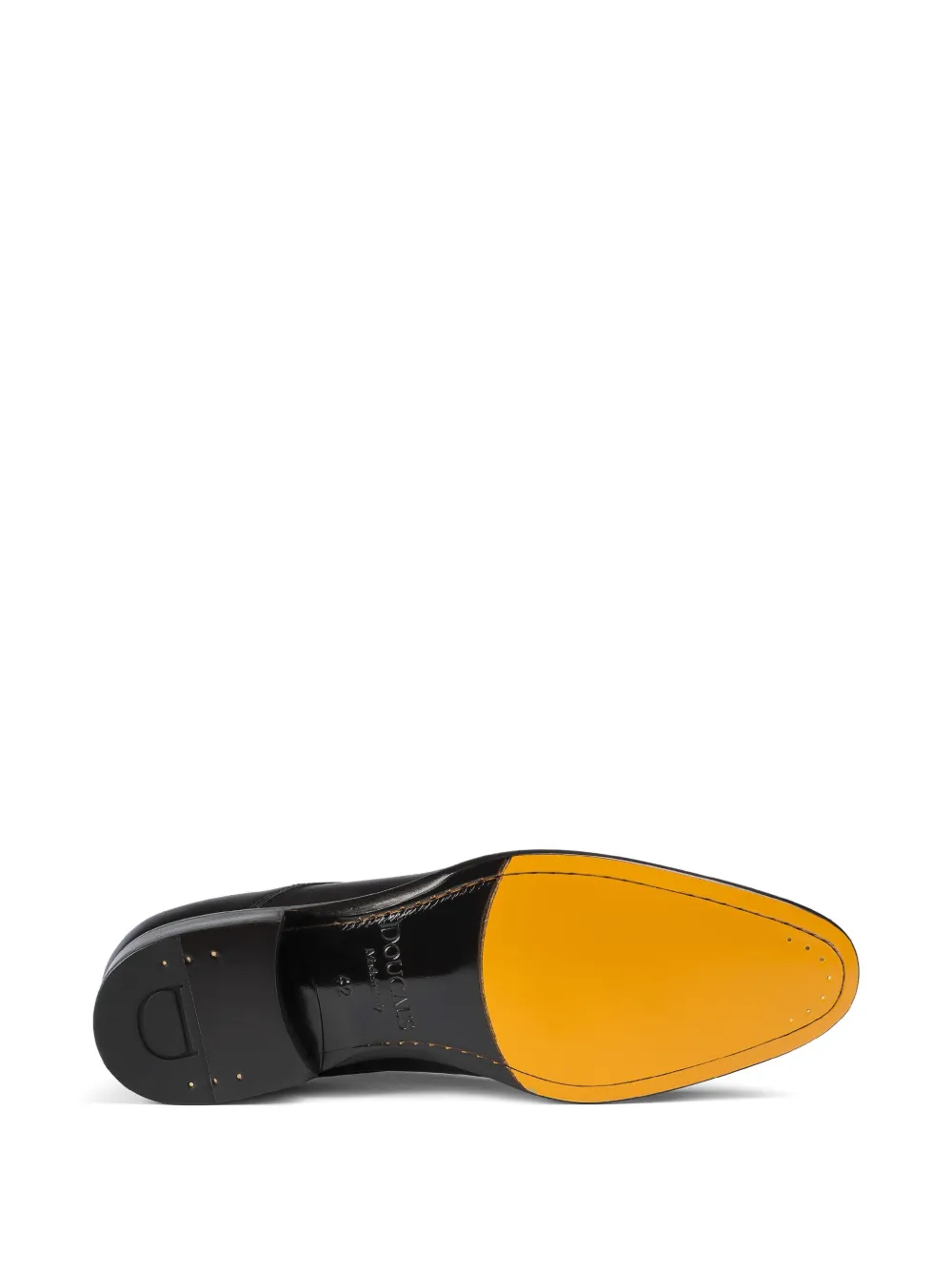 Doucal's leather lace-up shoes Black