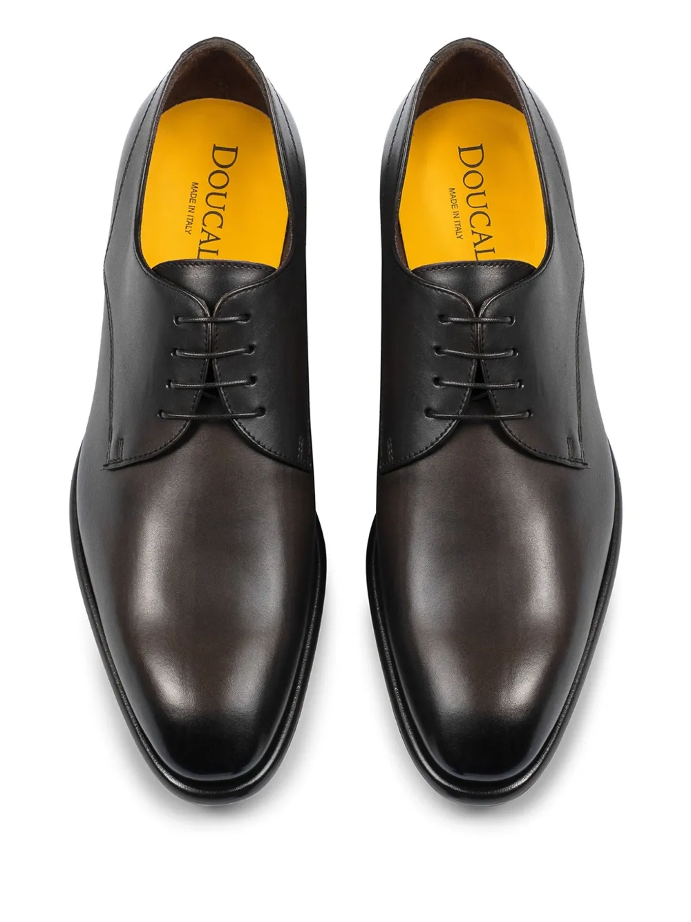 Doucal's leather lace-up shoes Black
