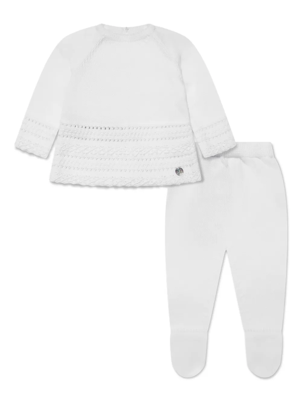 Paz Rodriguez knitted trouser set | White | Image 1