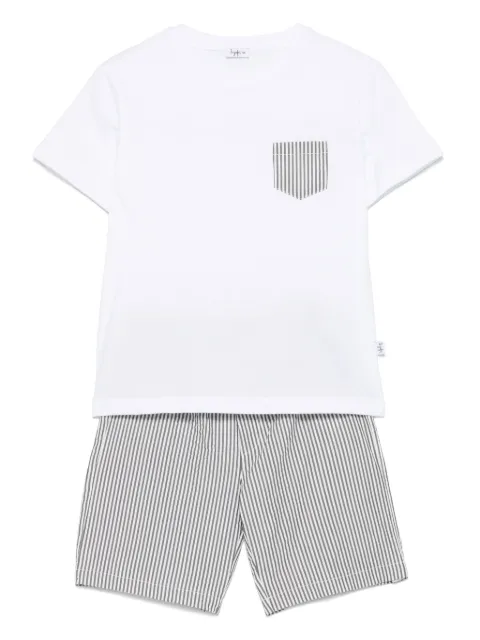 Il Gufo set de shorts con motivo de rayas