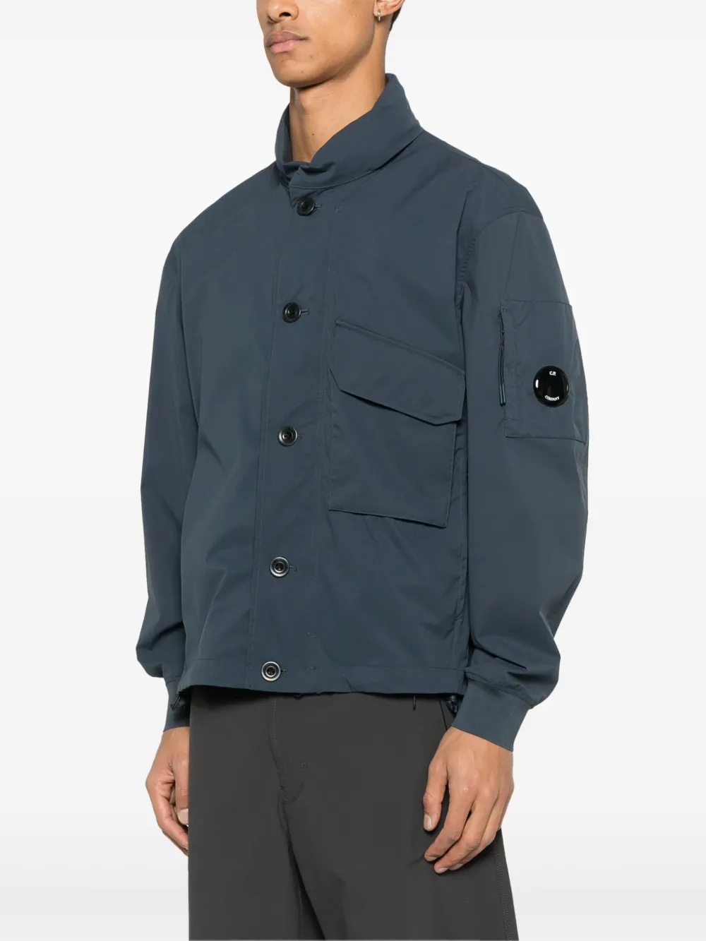 C.P. COMPANY BUTTON HOODED JACKET