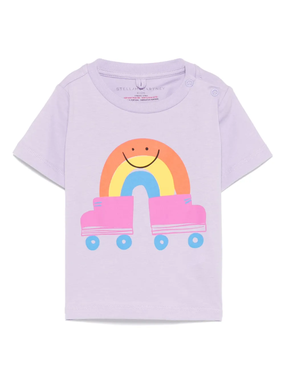 Stella McCartney Kids playera con arcoíris estampado | morado | Image 1