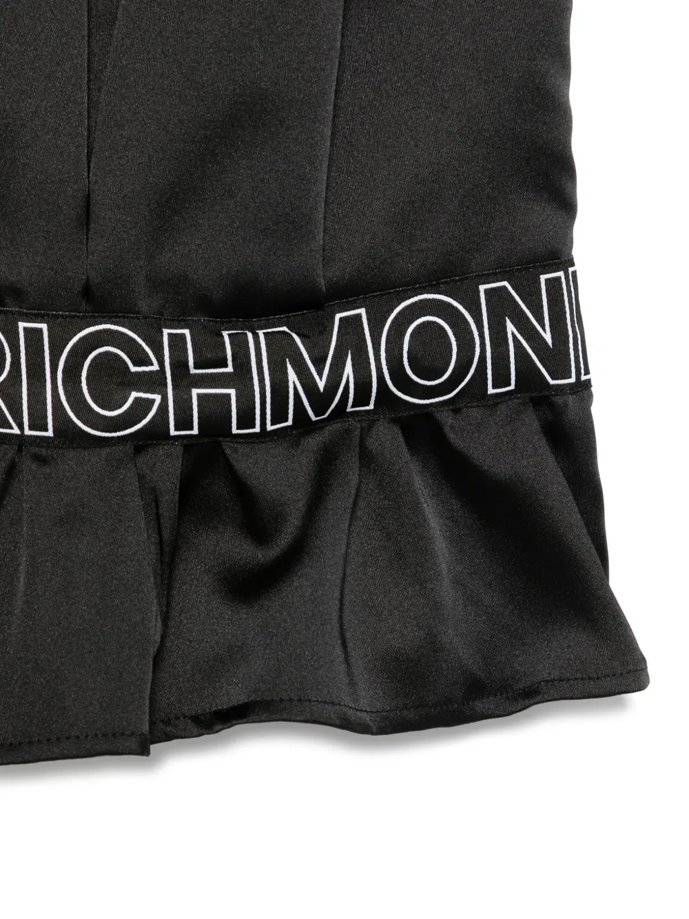 John Richmond Junior Top met logoband Zwart