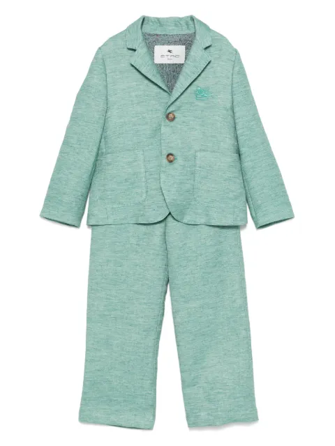 ETRO KIDS mélange-effect suit