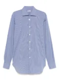 Kiton checked shirt - Blue