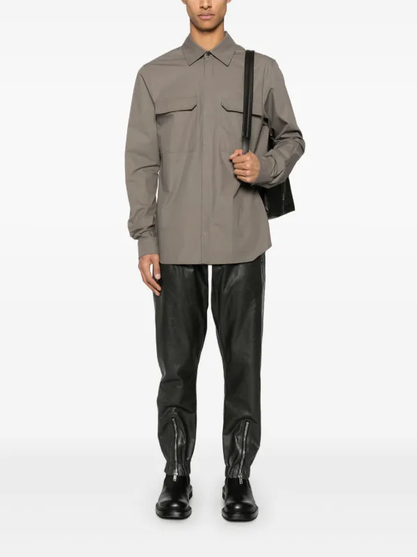 Rick Owens Work Shirt | Grey | FARFETCH