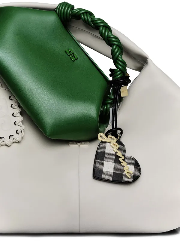 キーホルダー・キーリング Ganni Heart-Shaped Mirror Bou Black GANNI Bou Heart Mirror | Black | FARFETCH