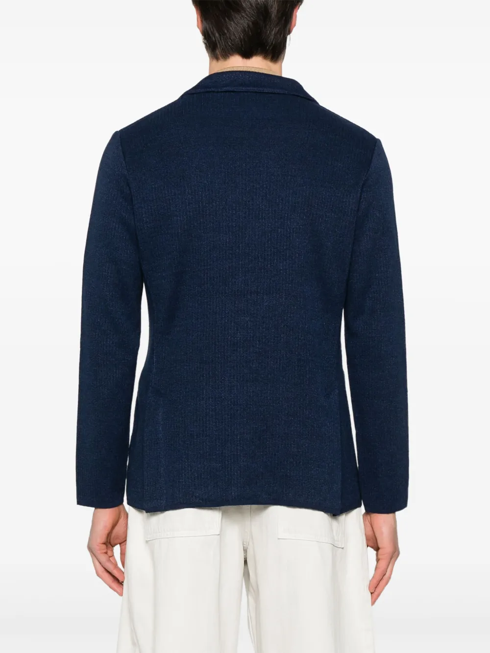 Lardini Gebreide blazer Blauw
