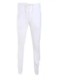 120% Lino drawstring-waist trousers - White
