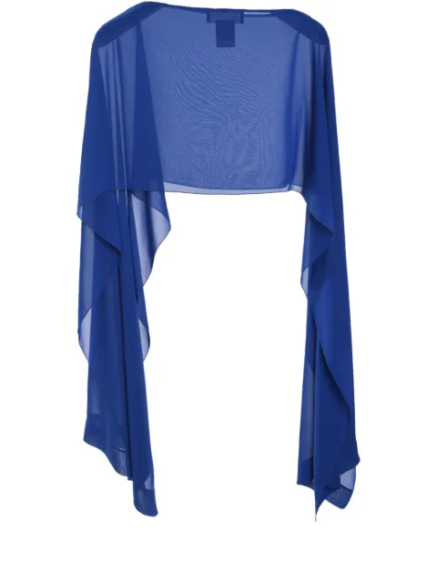Talbot Runhof georgette cape