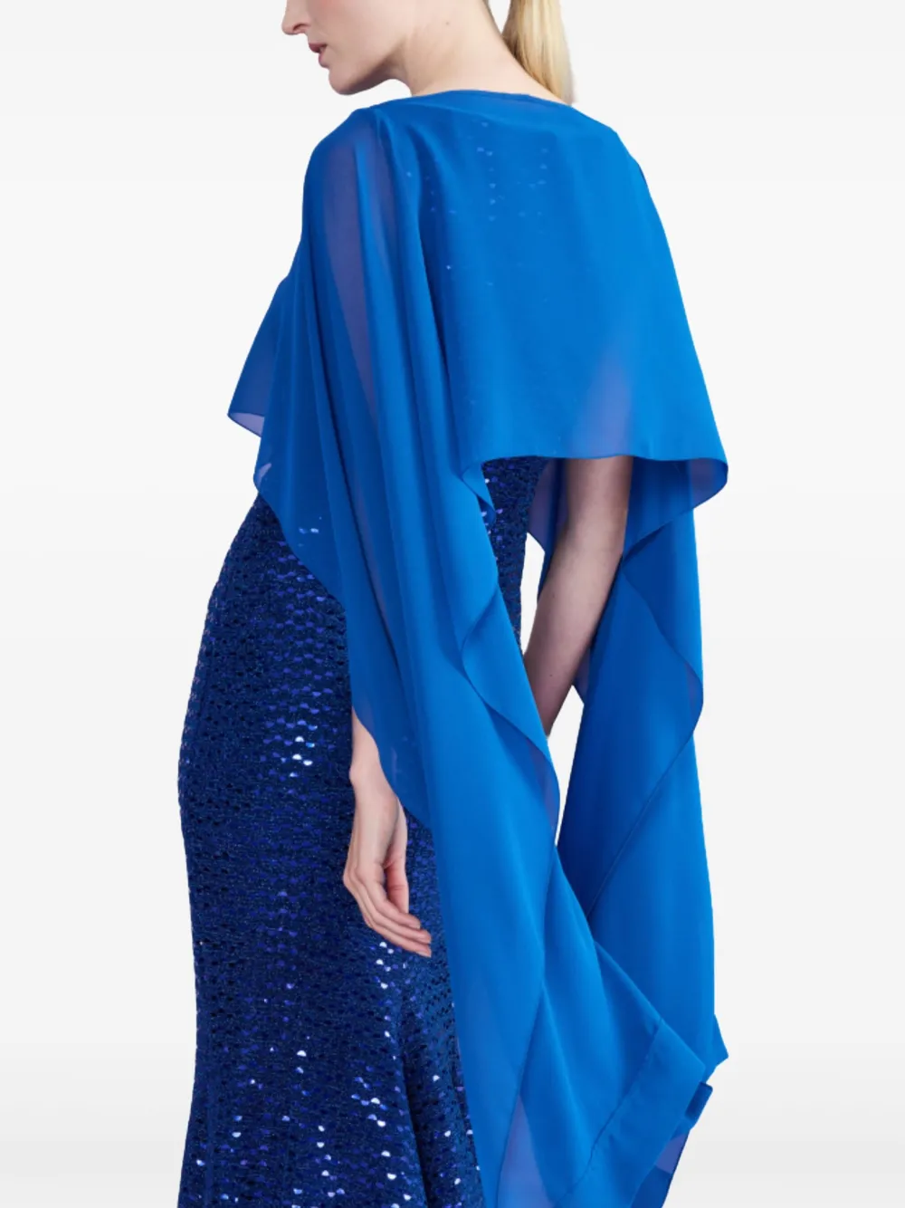 Talbot Runhof capa de georgette | Capas y ponchos | Image 2