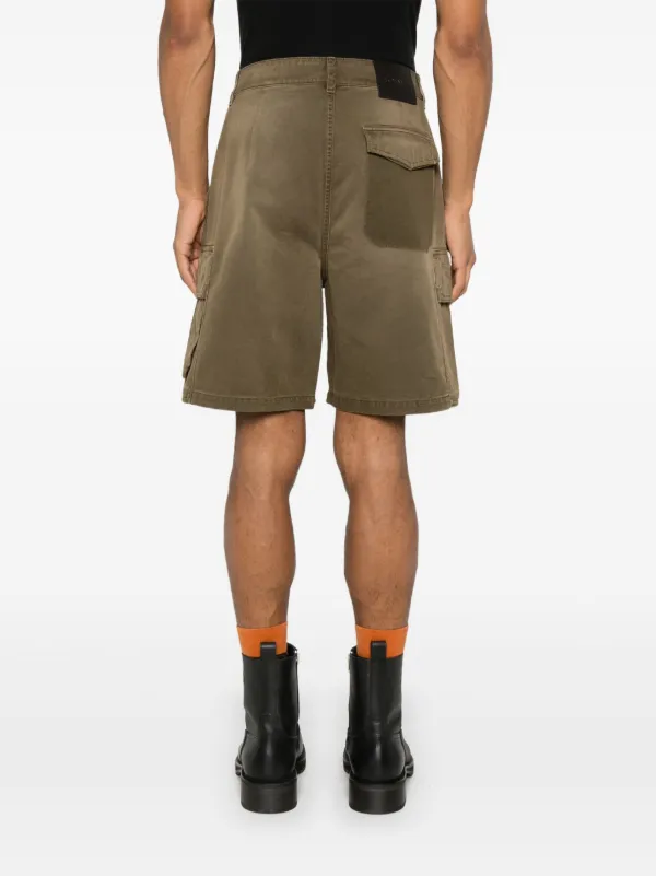 25SS new/LOEWE ハイライズコットンカーゴショーツ Shorts Khaki LOEWE カーゴショーツ | グリーン | FARFETCH JP