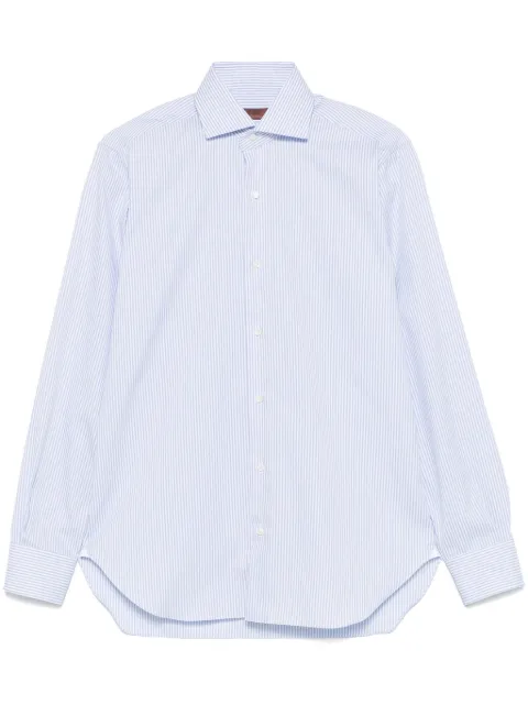 Barba camisa con rayas estampadas