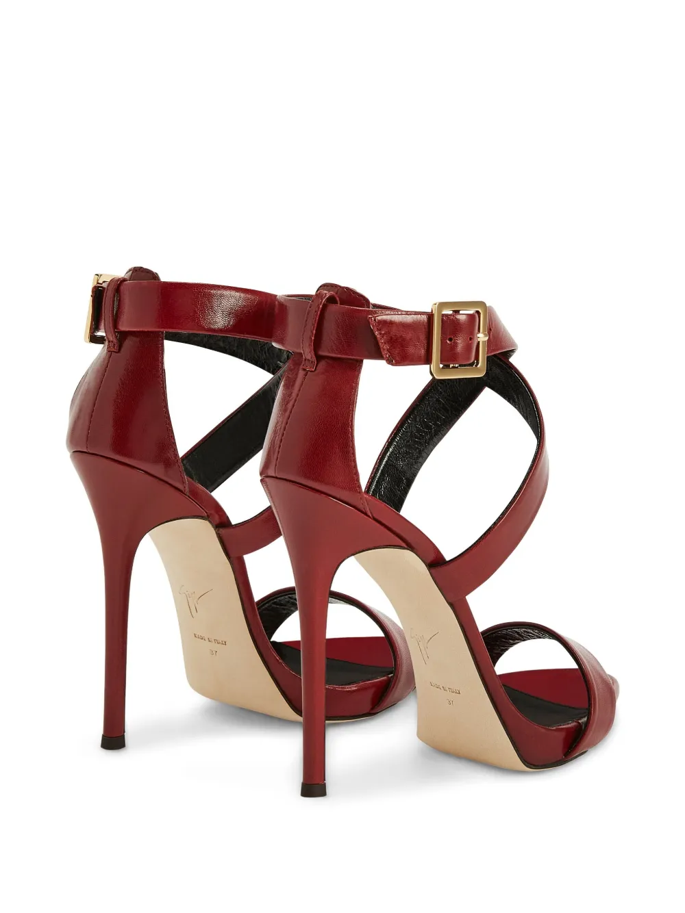 Giuseppe Zanotti Bellis leather sandals Red