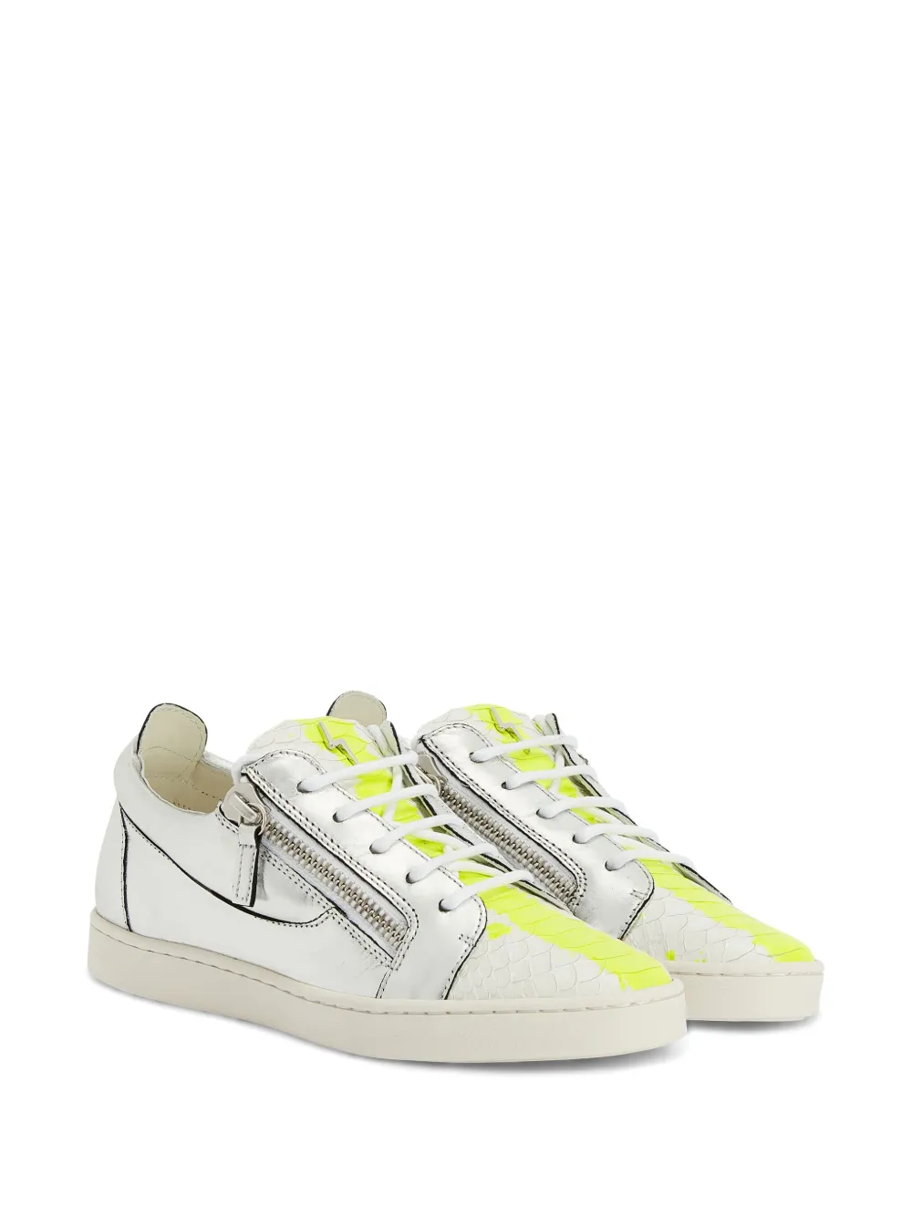 Giuseppe Zanotti Nicki metallic sneakers Silver