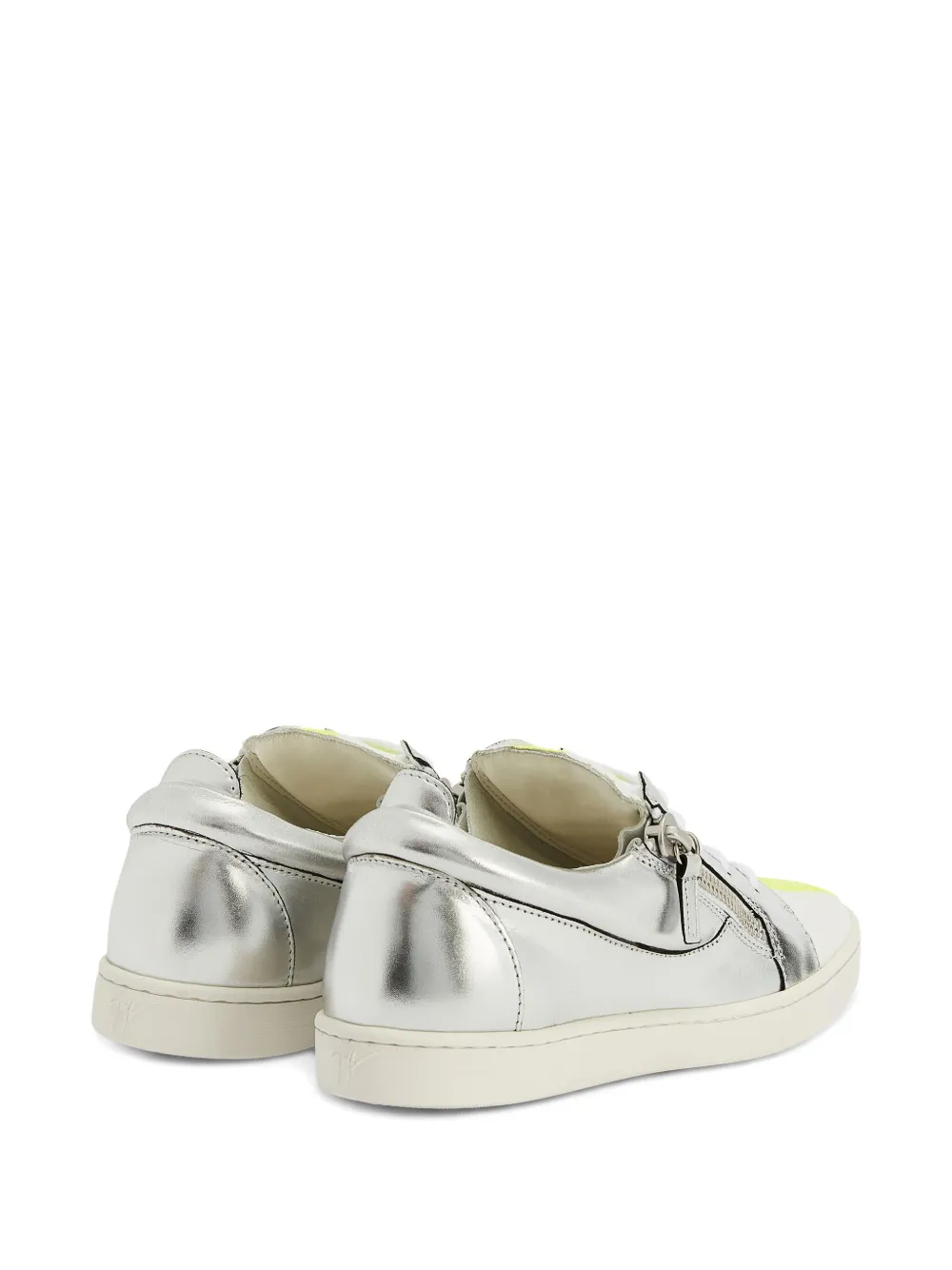 Giuseppe Zanotti Nicki metallic sneakers Silver