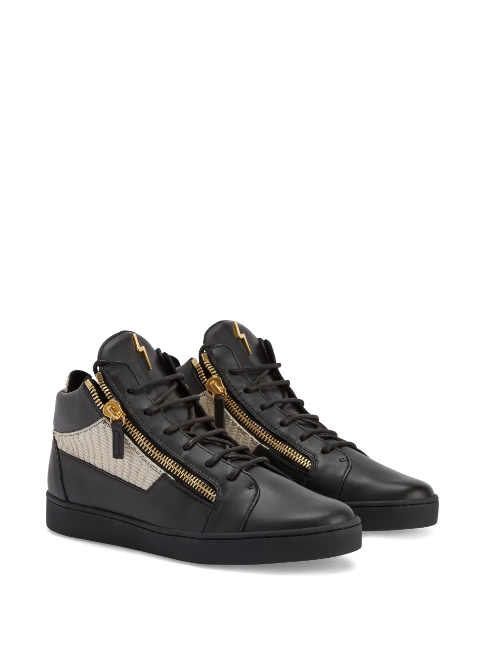 Giuseppe Zanotti Kriss zip-fastening leather sneakers Black