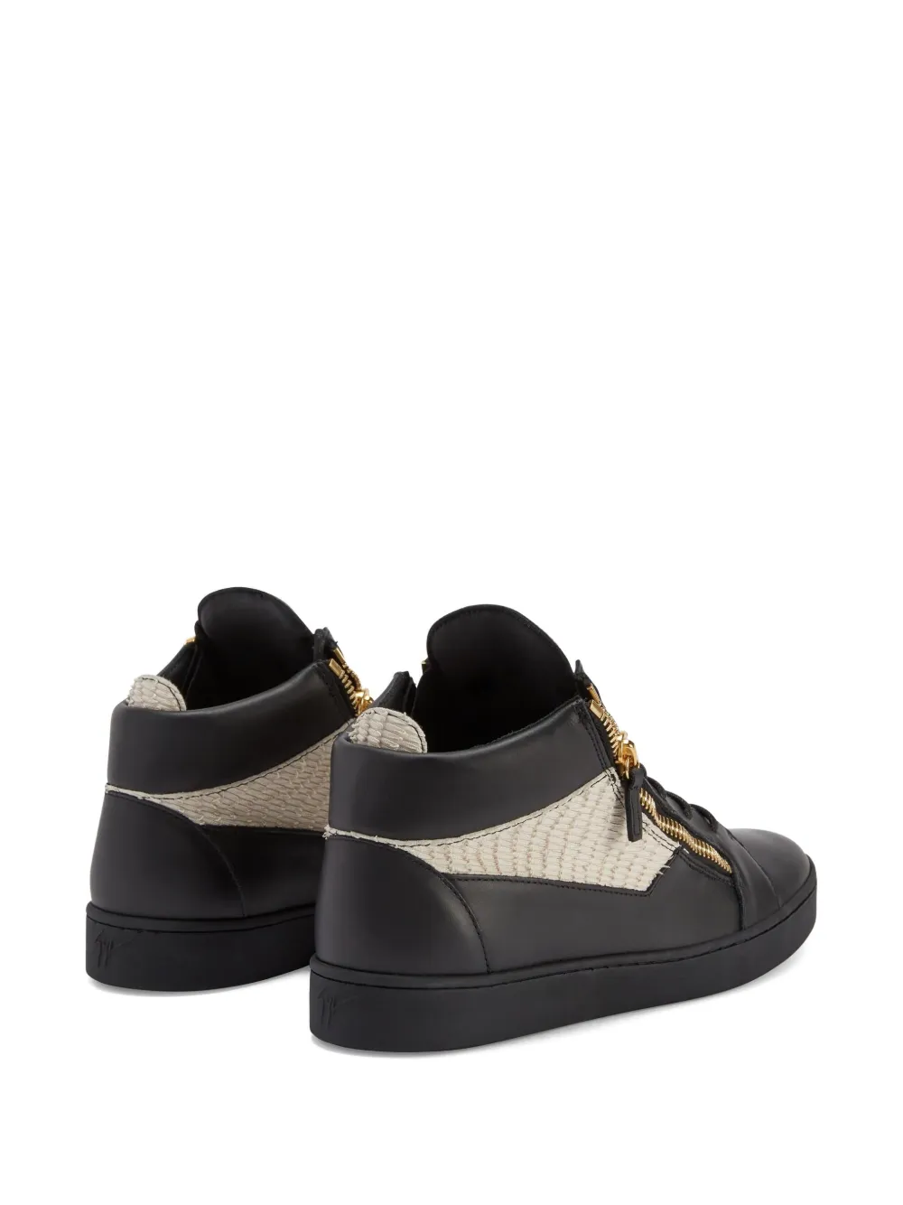 Giuseppe Zanotti Kriss zip-fastening leather sneakers Black