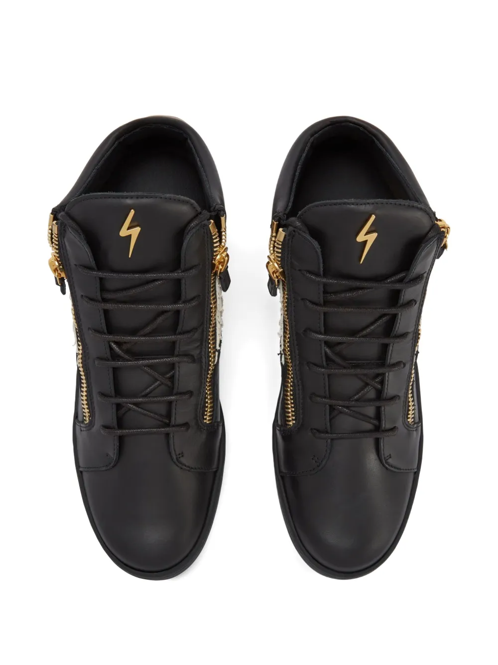 Giuseppe Zanotti Kriss zip-fastening leather sneakers Black