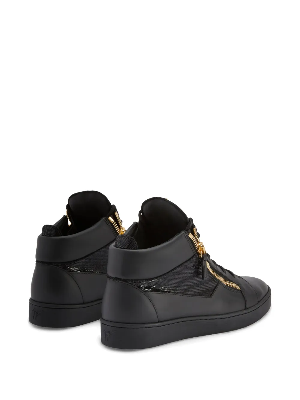 GIUSEPPE ZANOTTI KRISS LEATHER SNEAKERS