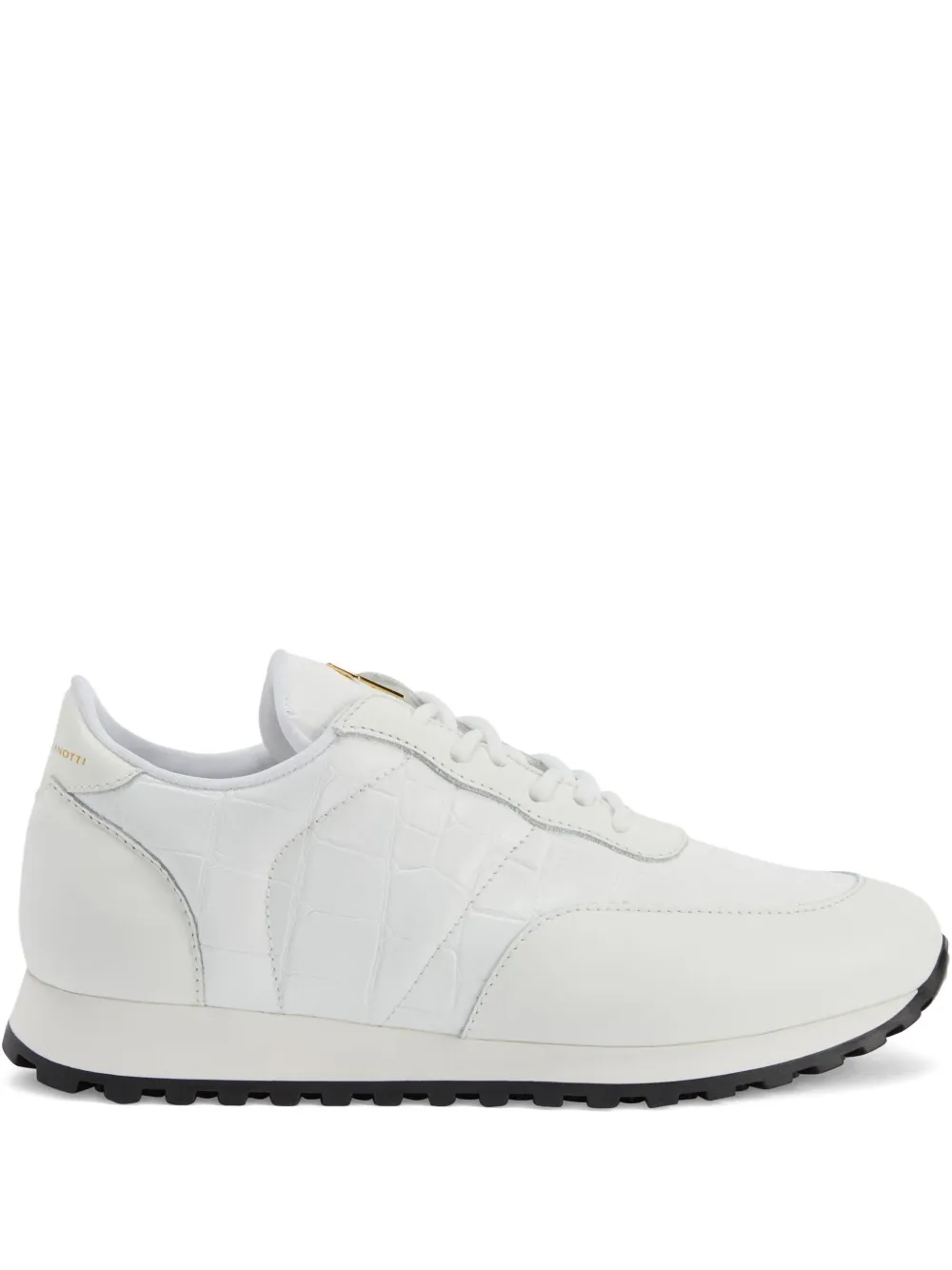 Giuseppe Zanotti jIMI crocodile-effect leather SNEAKERS White