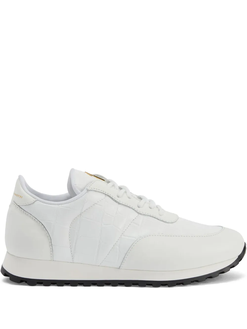Giuseppe Zanotti Jimi crocodile-effect leather sneakers White