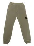 Stone Island Junior Compass-motif track pants - Green