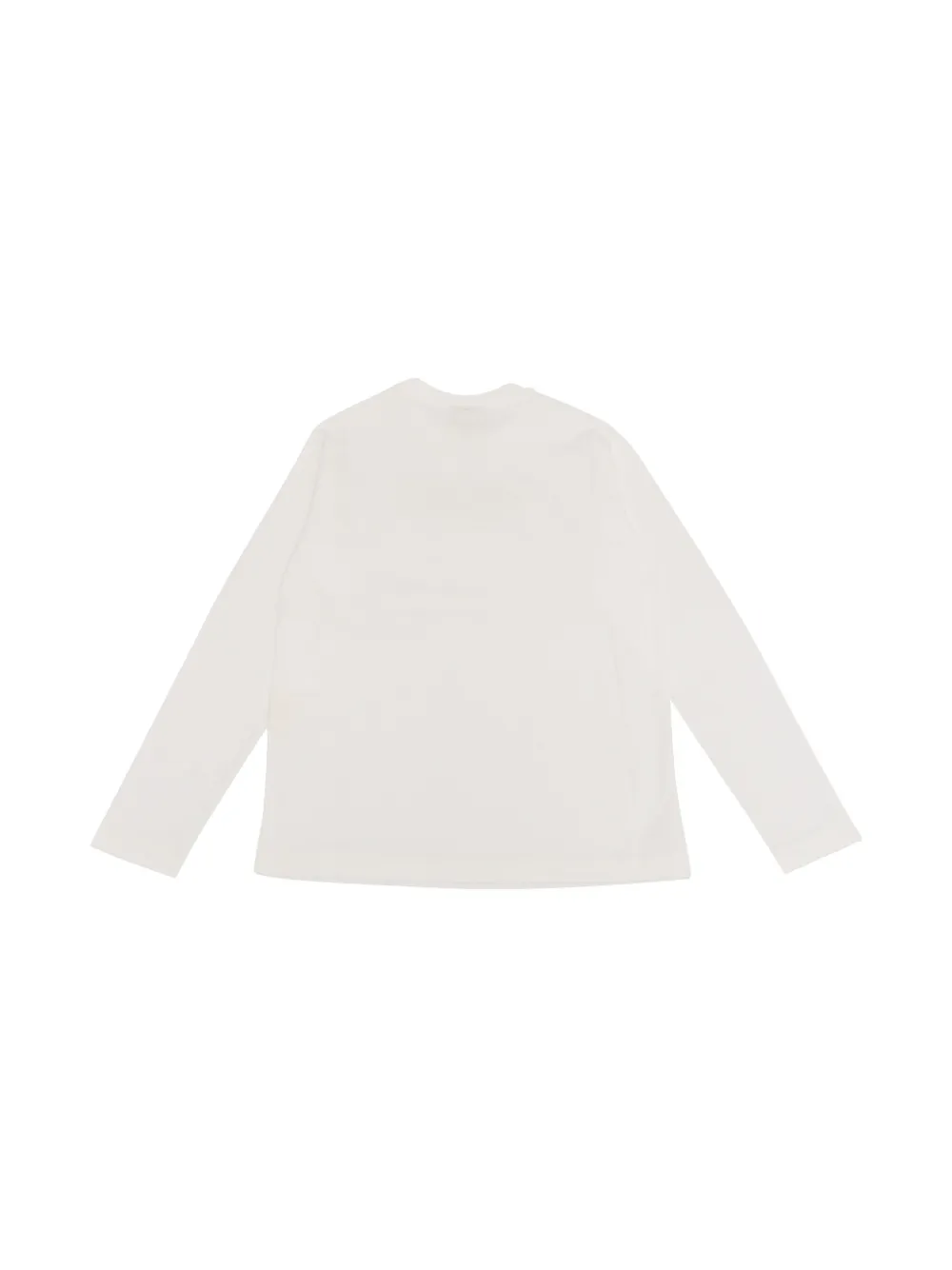 FENDI logo-embroidered T-shirt - Wit