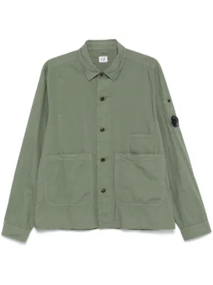 C.P. Company ジップアップ シャツ | グリーン | FARFETCH JP