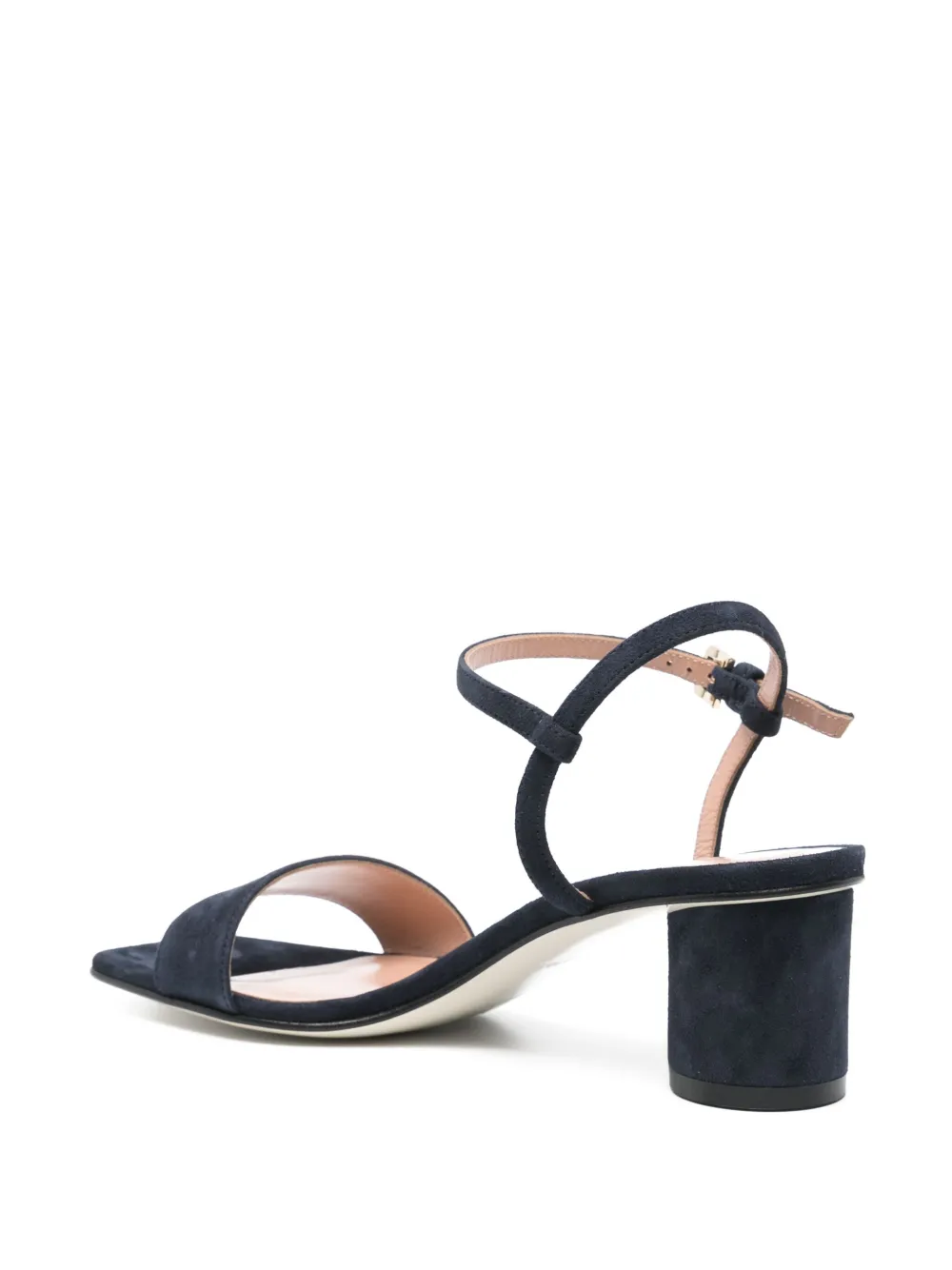 Pollini 50mm suède sandalen Blauw