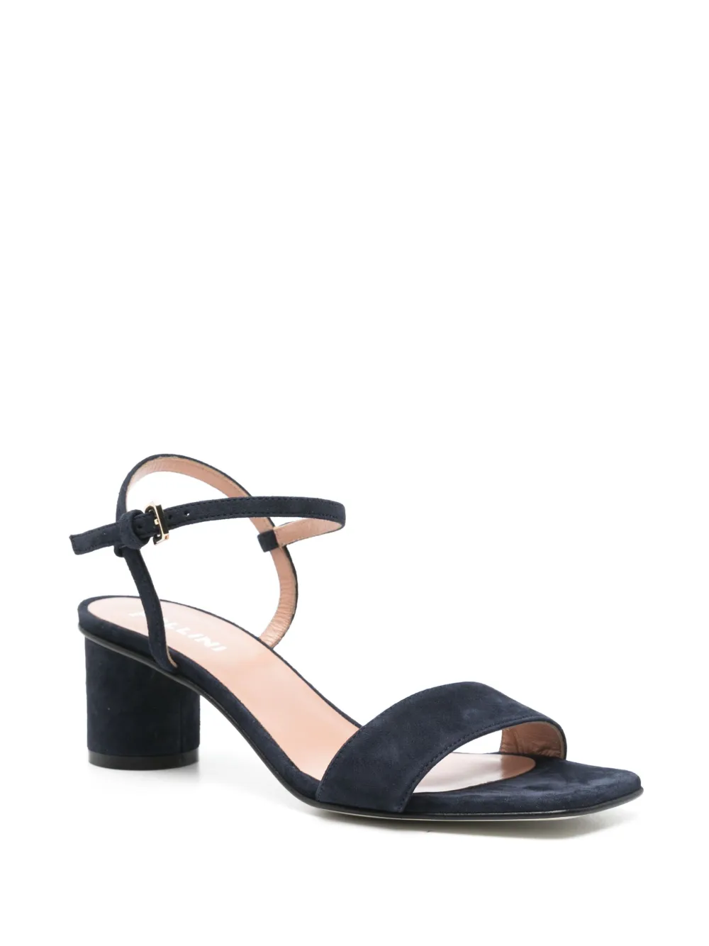 Pollini 50mm suède sandalen Blauw