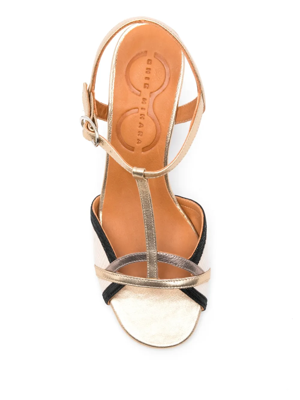 Chie Mihara 90mm Bejo sandals Gold