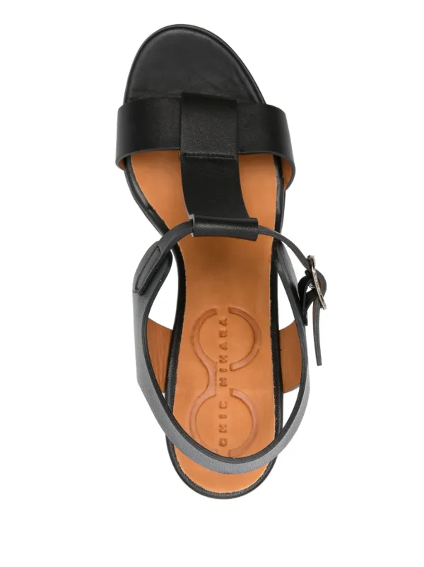 Chie Mihara 85mm Kimor Sandals | Black | FARFETCH