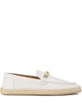 Doucal's rope-accented espadrilles - White