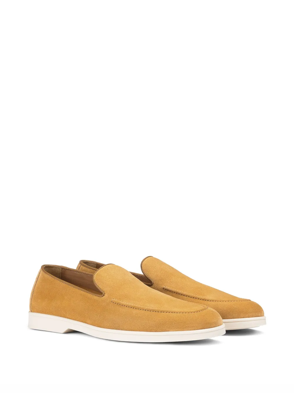 Doucal's Suède loafers - Geel