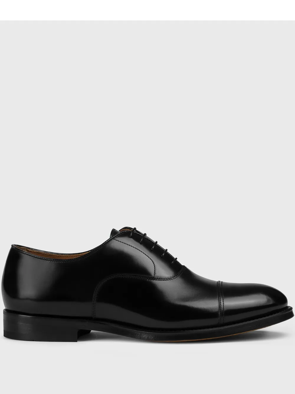 Doucal's leather lace-up shoes Zwart